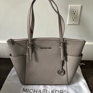 Michael Kors Gray Tote Bag